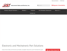 Tablet Screenshot of instrumentsales.com